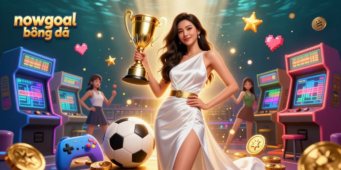 Engage in nowgoal bóng đá betting with thrilling sports elements highlighted in 3D illustration.