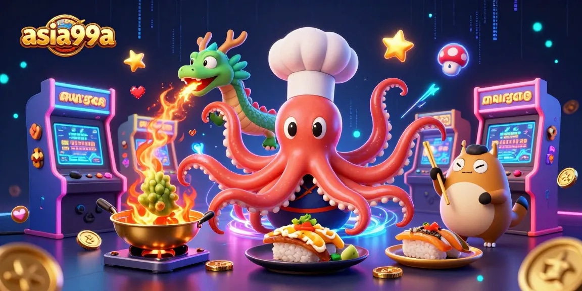 Engage the excitement of winning at asia99a with vibrant games and dynamic characters in this colorful scene.