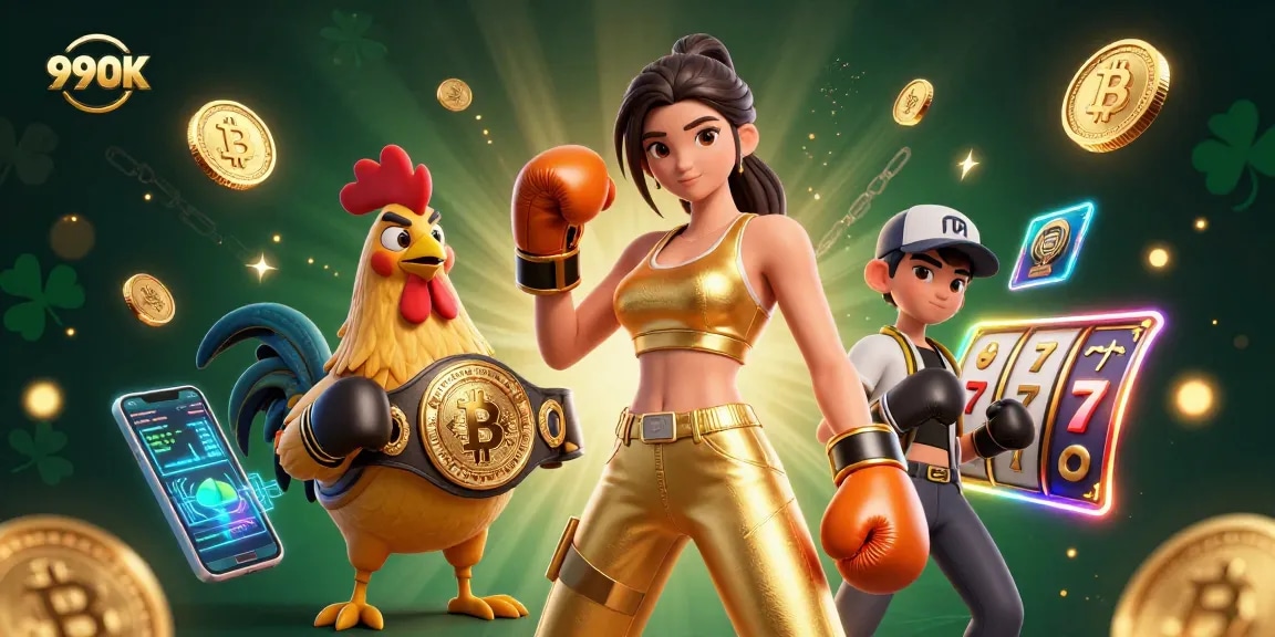 Engage with 99OK casino excitement featuring sports betting elements and vibrant 3D graphics.