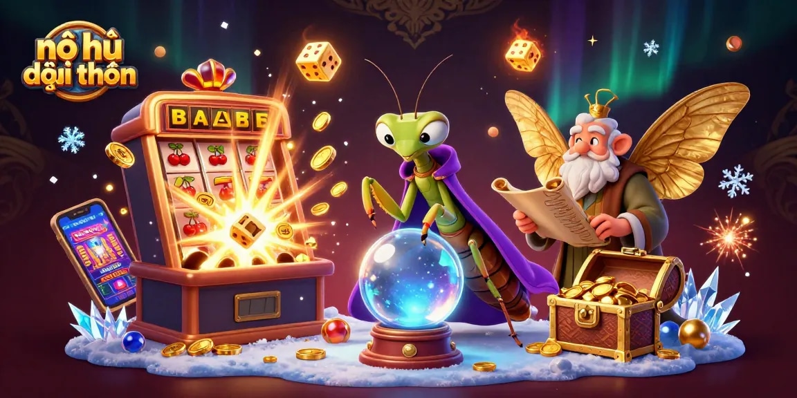 Engage in nổ hũ đổi thưởng with a magical 3D scene featuring vibrant characters and thrilling jackpots.