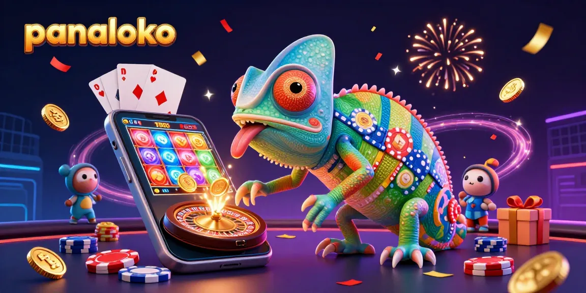 Panaloko captivates bettors with vibrant casino excitement represented by a colorful chameleon owner.